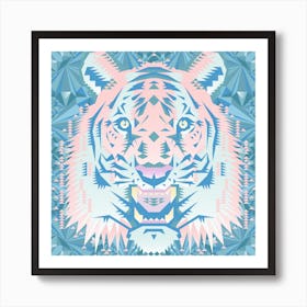 Chobopop Pastel Tiger Art Print