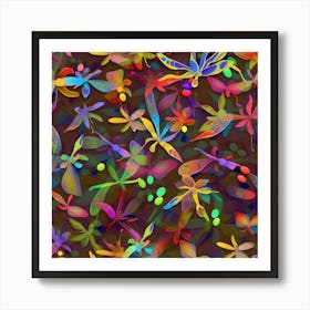 Dragonflies 5 Art Print