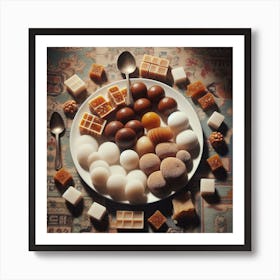 Plate Of Sweets 1 Art Print
