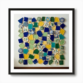 Ceramic Wall Art Art Print