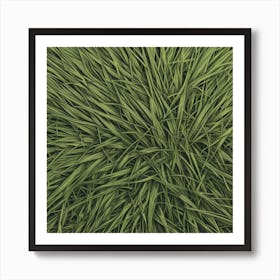 Grass Background 35 Art Print