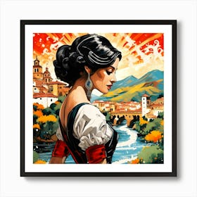 Exotic Beauty Artwork 10 Art Print