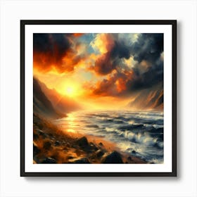 Tempestuous Beauty 11 1 Art Print