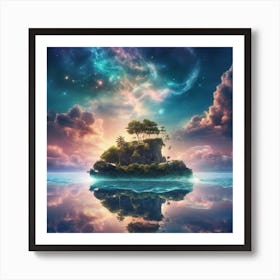 Island In The Sky Art Print