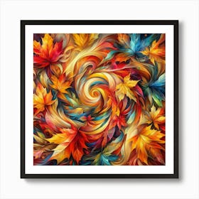 Autumn Leaves pro Art Print