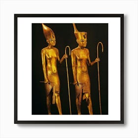 Egyptian Statues 6 Art Print