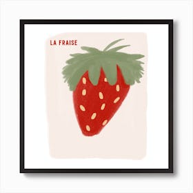 La Fraise Art Print