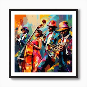 Jazz Band Art Print