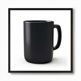 Black Coffee Mug Art Print