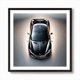 Black Sports Car 5 Art Print