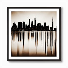 New York City Skyline 55 Art Print