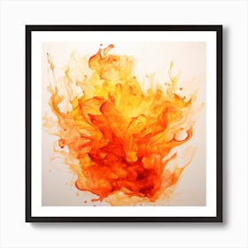 Fire Stock Videos & Royalty-Free Footage Art Print