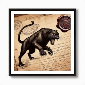 Angry Beast 3 Art Print