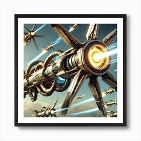 Solar Lance Converted Art Print