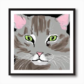 Cat Portrait #2 Art Print