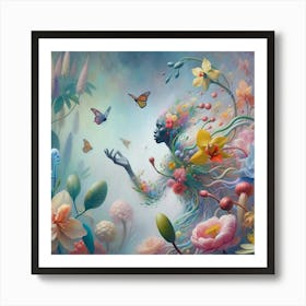 Flora And Fauna Art Print