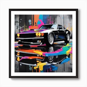 Car Painting 18 Art Print