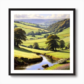 Valley Stream Art Print