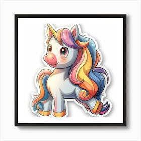 Unicorn Sticker 120 Art Print