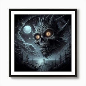 Skeleton 3 Art Print