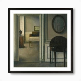 Room With A Mirror 3 Art Print