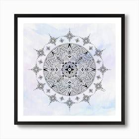 Spiritual Mandala Pattern Art Print