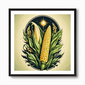 Sweetcorn As A Logo Mysterious (6) Art Print