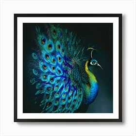 Peacock Wall Decor Art Print