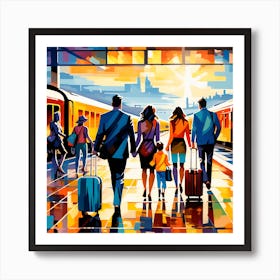 Leaving Art Print