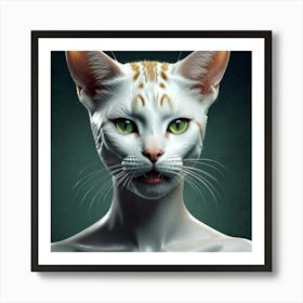 Cat Portrait 3 Art Print