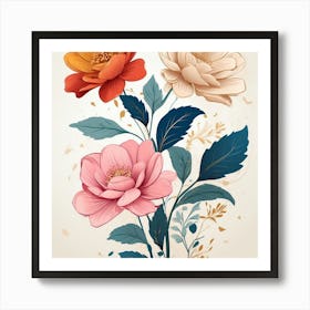 Floral Bouquet Art Print