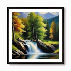 Waterfall 39 Art Print