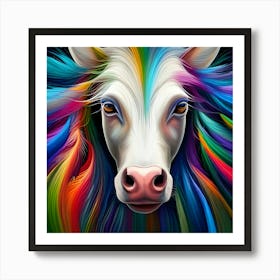 Rainbow Unicorn Art Print