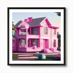 Barbie Dream House (743) Art Print