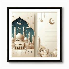 Muslim Holiday Card 2 Art Print