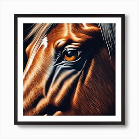 Eye Of The Horse 5 Art Print