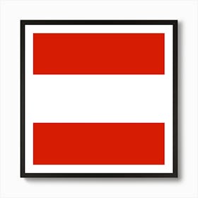 Flag Of Austria Art Print