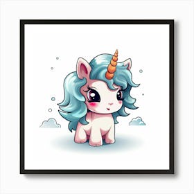 Cute Unicorn 135 Art Print