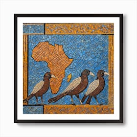 African Mosaic Poster