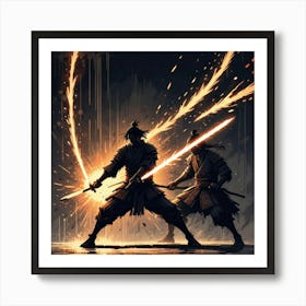 Samurai Art 111 Art Print