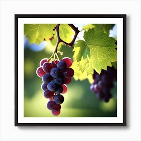 Grapes On The Vine 37 Art Print