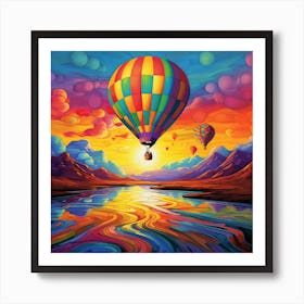 Hot Air Balloons 1 Art Print