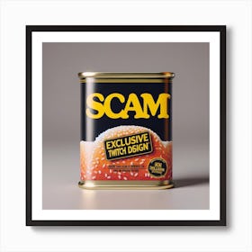 Twitch Spam Scam Art Print