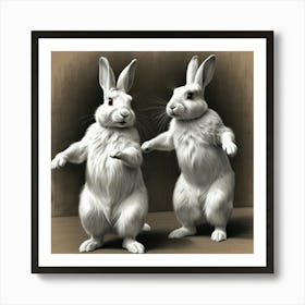 Rabbits Art Print