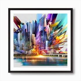 Memories of Brisbane 6 Art Print