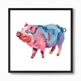 Duroc Pig 04 1 Art Print