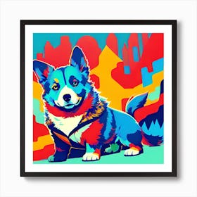 Corgi 32 Art Print