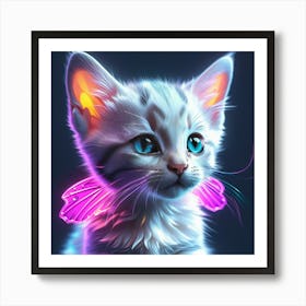 Cute Kitten Art Print