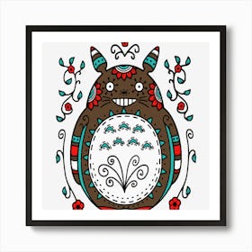 Toto Flowers Art Print