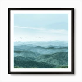 Blue Ridge Mountains Art Print